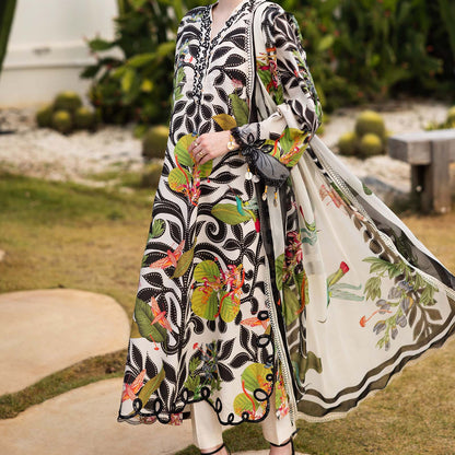 Embroidered Suit | 3 Piece