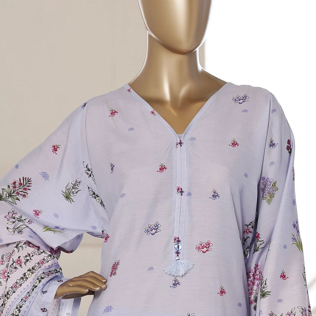 Kaftan | Sadabahar 3pc | Sky Blue