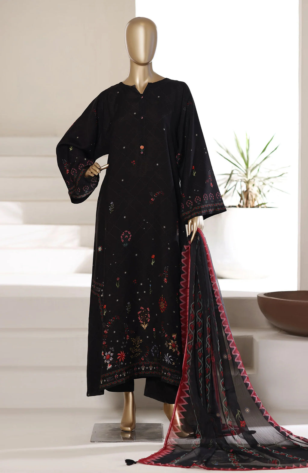 Kaftan | Sadabahar 3pc | Black
