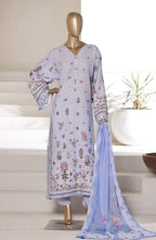 Kaftan | Sadabahar 3pc | Sky Blue